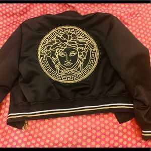 Versace Black and Gold Jacket